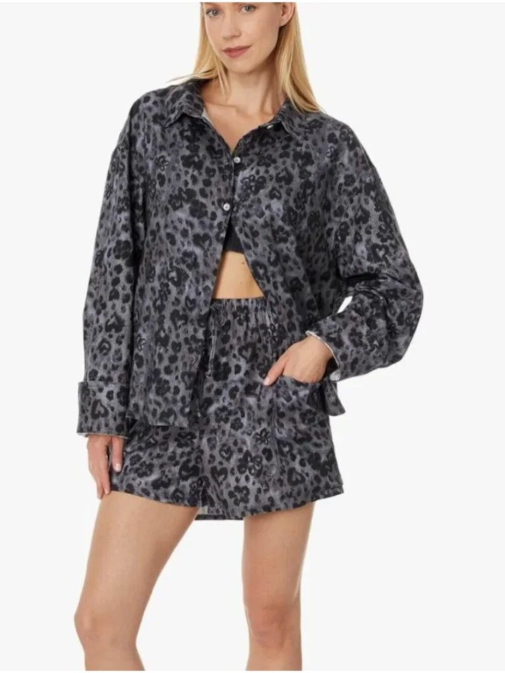 Free People Women's Early Morning Sleep Set Evening Combo Size M NEW - Picture 1 of 11
